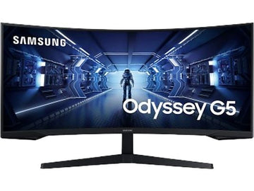 Monitor gaming Samsung Odyssey G5 LC34G55TWWPXEN, 34" UWQHD, 165 Hz, 1 ms, FreeSync Premium, Curvo 1000R, Negro