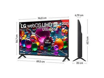 TV LED LG 43UA75006LA, UHD 4K, 43", α7 AI Processor 4K Gen8, Smart TV