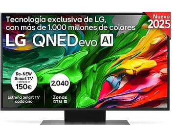 TV LG QNED 43QNED87A6D.AEU, 43 pulgadas, 4K UHD, Procesador α7 AI Gen8, Smart TV