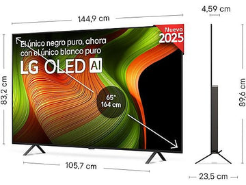 TV OLED 65" LG OLED65B56LA, OLED 4K, α8 AI Processor 4K Gen2, Smart TV, Umber Brown