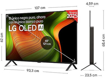 Televisor LG OLED48B56LA, 48 pulgadas, OLED 4K, Smart TV, Procesador α8 AI Gen2