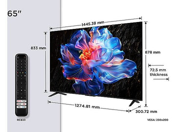 Televisor TCL 65P6K, 65 pulgadas, UHD 4K, AiPQ, Smart TV