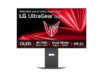 Monitor gaming LG UltraGear™ 32GX870A-B, 32.5", UHD 4K, OLED, 240 Hz, 0.03 ms, Altura ajustable, Morado grisáceo