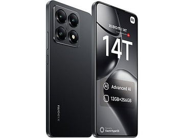 Xiaomi 14T, Negro Titanio, 256 GB, 12 GB RAM, 6.67" 1.5K AMOLED, Mediatek Dimensity 8300 Ultra, Android HyperOS, 5G