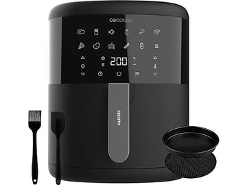 Freidora de aire Cecotec Cecofry Bombastik 6000 Full, 6 L, 1700W, Negro - Electrodomésticos Idea SL