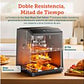 Freidora de aire Cosori Dual Blaze Chef Edition, 6.4 L, 1700W, Negro