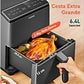 Freidora de aire Cosori Dual Blaze Chef Edition, 6.4 L, 1700W, Negro