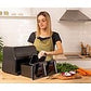 Freidora de aire Cecotec Cecofry Advance 9000 Window, 9 L, 2200W, Negro
