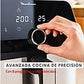 Freidora de aire Moulinex Easy Fry Mega EZ855D, 7.5 L, 8 programas, Inox
