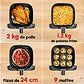 Freidora de aire Moulinex Easy Fry Mega EZ855D, 7.5 L, 8 programas, Inox