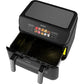 Freidora de aire Cecotec Cecofry&Grill Duoheat 10000, 10 L, 2800W, Negro