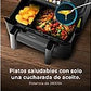 Freidora de aire Cecotec Cecofry&Grill Duoheat 10000, 10 L, 2800W, Negro