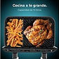 Freidora de aire Cecotec Cecofry&Grill Duoheat 10000, 10 L, 2800W, Negro