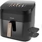 Freidora de aire Cecotec Cecofry&Grill Smokin’ 8500, 8.5 L, 2200W, Negro