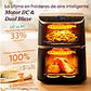 Freidora de aire Cosori Turbo Tower Pro Smart™ Chef Edition, 10.8 L, 2630W, Negro