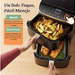 Freidora de aire Cosori Turbo Tower Pro Smart™ Chef Edition, 10.8 L, 2630W, Negro