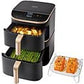 Freidora de aire Cosori Turbo Tower Pro Smart™ Chef Edition, 10.8 L, 2630W, Negro