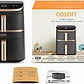 Freidora de aire Cosori Turbo Tower Pro Smart™ Chef Edition, 10.8 L, 2630W, Negro