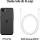 Apple iPhone 16e, 128 GB, 5G, Pantalla OLED Super Retina XDR de 6.1", Chip A18, Negro