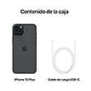 Apple iPhone 15 Plus (MU0Y3QL/A), 128 GB, 6.7”, A16 Bionic, iOS 17, Negro
