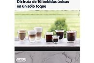 Cafetera Automática De'Longhi Rivelia, con Sistema Bean Switch, Gris