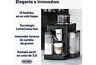Cafetera Automática De'Longhi Rivelia, con Sistema Bean Switch, Gris