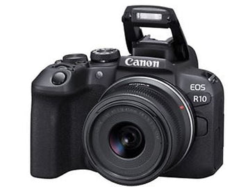 Cámara mirrorless Canon EOS R10 con objetivo 18-45mm IS STM