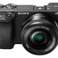 Cámara mirrorless Sony Alpha 6400 con objetivo 16-50mm OSS