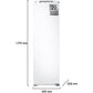 Congelador vertical integrable Samsung BRZ22700EWW/EF, 218 L, 177.5 cm, No Frost, Wifi, Blanco