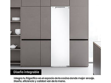 Congelador vertical integrable Samsung BRZ22700EWW/EF, 218 L, 177.5 cm, No Frost, Wifi, Blanco