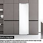 Congelador vertical integrable Samsung BRZ22700EWW/EF, 218 L, 177.5 cm, No Frost, Wifi, Blanco