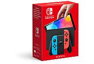 Consola Nintendo Switch (Modelo OLED), 64 GB, Mandos Joy-Con Neón