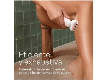 Depiladora Braun Silk-épil 9 (9-030), 3 en 1 con uso en seco y húmedo, Blanca