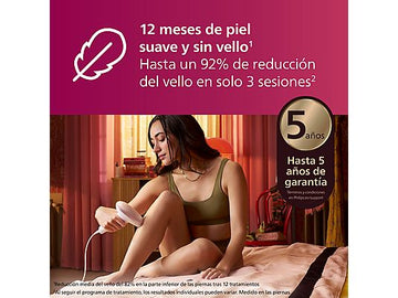 Depiladora de Luz Pulsada (IPL) Philips Lumea Serie 7000 (BRI920/00)