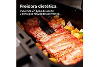 Freidora de aire Cecotec Cecofry Dual 9000, 9 L, con cesta divisible, Inox