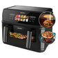 Freidora de aire Cecotec Cecofry&Grill Duoheat 10000, 10 L, 2800W, Negro - Electrodomésticos Idea SL