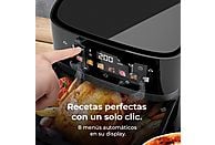 Freidora de aire Cecotec Cecofry&Grill Duoheat 8000, 8 L, Negro
