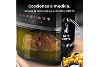 Freidora de aire Cecotec Cecofry&Grill Duoheat 8000, 8 L, Negro