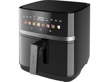 Freidora de aire Cecotec Cecofry&Grill Duoheat 8000, 8 L, Negro - Electrodomésticos Idea SL