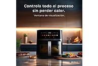 Freidora de aire Cecotec Cecofry&Grill Duoheat 8000, 8 L, Negro