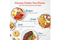 Freidora de aire Cosori Dual Blaze Chef Edition, 6.4 L, 1700W, Negra