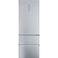 Frigorífico Combi Haier 3D 70 Series 5, 483 L, 70 cm de ancho, Plata - Electrodomésticos Idea SL