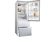 Frigorífico Combi Haier 3D 70 Series 5, 483 L, 70 cm de ancho, Plata