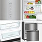 Frigorífico Combi Hisense RM469N4ACD, 368 L, 3 Puertas, Inox - Electrodomésticos Idea SL