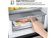Frigorífico Combi LG GBV5250CPY, 387 litros, Clase C, Inox Antihuellas