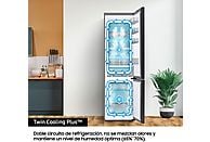 Frigorífico Combi Samsung Bespoke RB38C7B6AS9/EF, 387 L, Clase A, Inox - Electrodomésticos Idea SL
