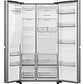 Frigorífico Americano Hisense RS818N4TIE1, 636 L, No Frost, Inox