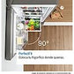 Frigorífico Combi Bosch KGN36VIEA, 326 L, No Frost, Cajón VitaFresh, EasyAccess, Inox Antihuellas