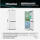 Frigorífico Combi Hisense RB390N4AWE1, No Frost, 304 L, Clase E, Blanco