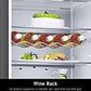 Frigorífico Combi LG GBV5250CPY, Total No Frost, 387 L, Clase C, Inox Antihuellas